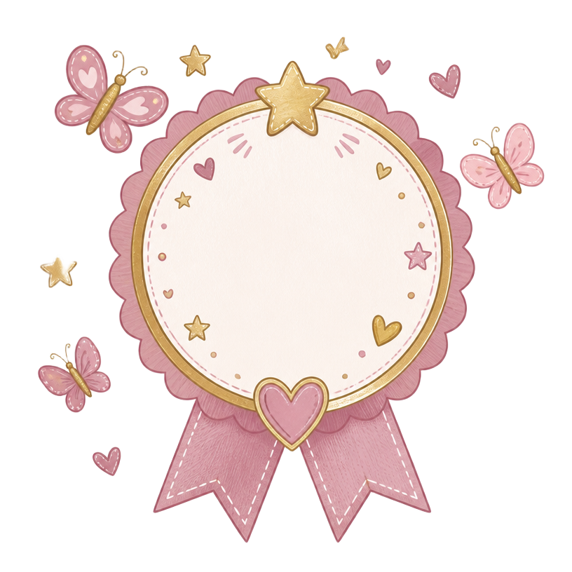 Award badge decoration
